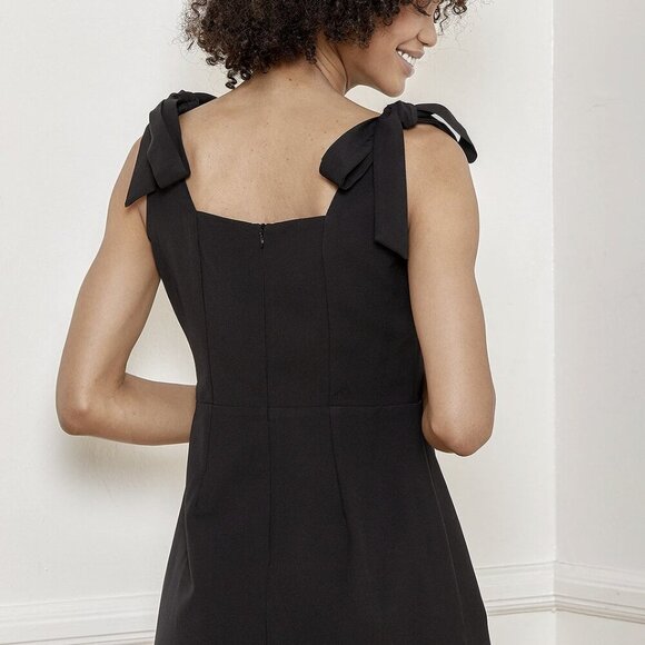 NWT Lulus Your Sweetie Black Tie-Strap Mini Dress - Picture 4 of 11